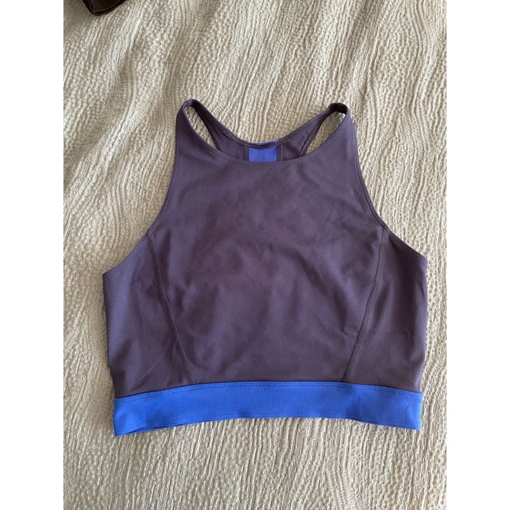 UNDERARMOUR Blue Cropped Tank (Sz M)